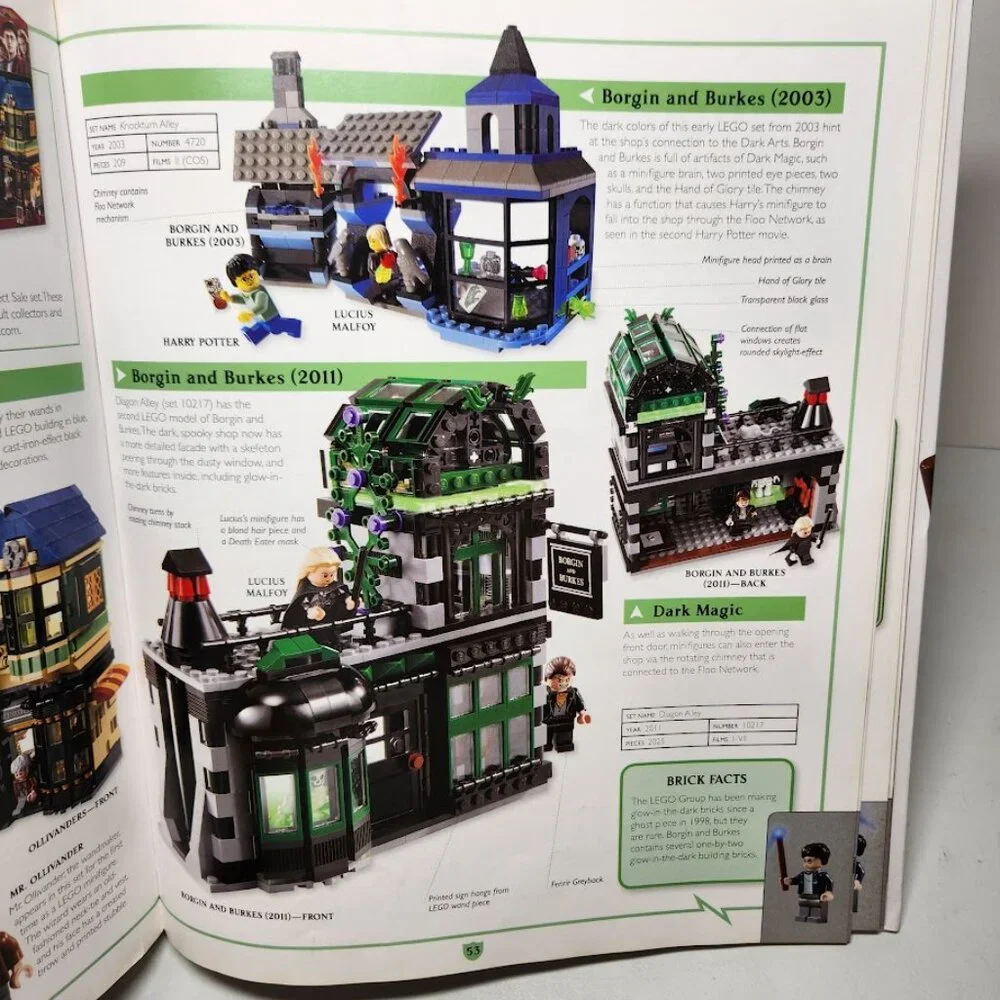 LEGO Harry Potter: Building the Magical World Hardcover Idea Book 96 Pag…